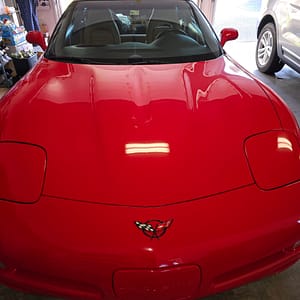 2000 Torch Red Chevy Corvette Coupe