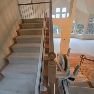 Acorn Electric Chair Lift for 2 stage Stair Case
