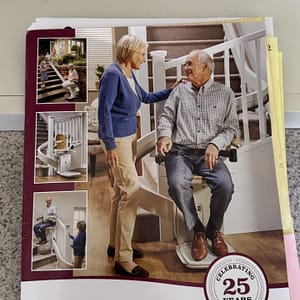 Acorn Electric Chair Lift for 2 stage Stair Case