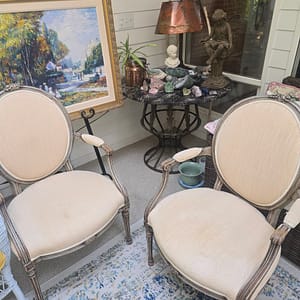Shabby Chic Matching Side Chairs