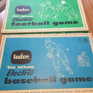 Vintage Tudor Electric Baseball and Football Games