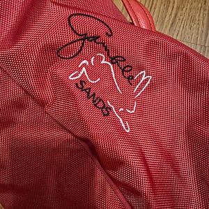 Gamble Sands Golf Carry Bag Red and White